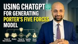 Thumbnail: Generate a sample porter's five force model using ChatGPT