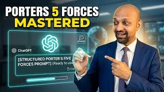 Thumbnail: Write ChatGPT Prompt for Porter's Five Force Model
