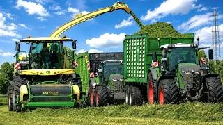 Thumbnail: Grasernte 2026 - Gras & Kartoffeln häckseln, silieren, pressen Futter für 240 Kühe auf dem Bauernhof