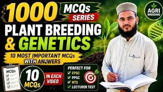 Thumbnail: Plant Breeding & Genetics MCQs Most Important MCQs with Answers | 1000 MCQs Series | FPSC | PPSC