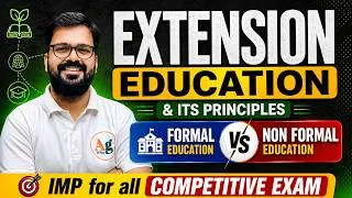 Thumbnail: Extension Education & its Principles | Informal Vs Formal vs Non-Formal Education | Agri RS Rajput