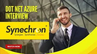 Thumbnail: Synechron Dot net azure interview | dot net inetview | azure dot net interview