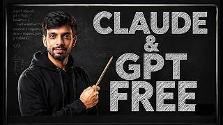 Thumbnail: Claude & ChatGPT FREE Unlimited | Use Claude & ChatGPT AI Models for FREE – 2026 Tutorial