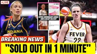 Thumbnail: Sophie Cunningham Shoe SELLS OUT in 60s and Caitlin Clark Gets JUSTICE to Cathy Engelbert!