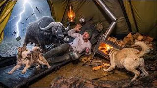 Thumbnail: Bushcraft Survival Shelter, Winter Camping in Snow | Surviving the Heavy Snowfall