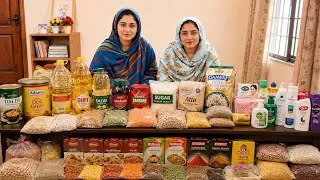 Thumbnail: New Ghar Kitna Rashan istemal Hua || grocery shopping ki 😲