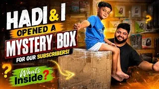 Thumbnail: HADI & I OPENED A MYSTERY BOX FOR OUR SUBSCRIBERS! 🎁🔥 What’s Inside?