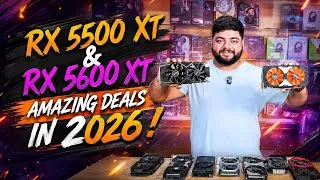 Thumbnail: BEST GPU STOCK IS HERE! 😱 RX 5500 XT & RX 5600 XT Amazing Deals in 2026!