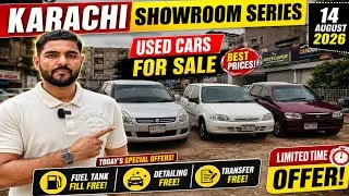 Thumbnail: KARACHI SHOWROOM SERIES | 14 August ki special offer update 14 August 2026 #cars #carsforsale 