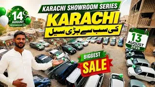 Thumbnail: Karachi showroom series | GARIYO KI SUB SE BARI AZADI OFFER. UPDATE 13 August 2026 #azadimubarak 