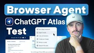 Thumbnail: I Let ChatGPT Atlas Run My Browser for a Day