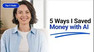 Thumbnail: AI Saved Me Money 5 Ways This Month (Copy These)