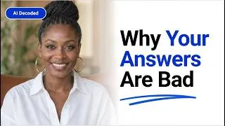 Thumbnail: What Is a Prompt? (The Reason Your AI Answers Are Bad)