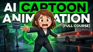 Thumbnail: AI Animated Cartoon Videos in One Click – No Team, No Gear, No Experience!