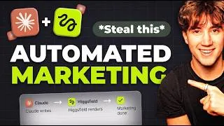 Thumbnail: FULL Claude + Higgsfield Tutorial: Automated Marketing System!