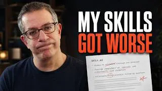 Thumbnail: Your ChatGPT & Claude Skills Are Getting Worse. Here's Why.