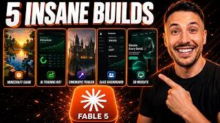 Thumbnail: I Found the 5 Craziest Claude Fable 5 Builds on the Internet