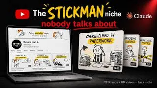 Thumbnail: How to Create Stickman Animations with Claude AI — Clone Any YouTube Channel for FREE