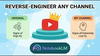 Thumbnail: The $3,000/Month Blueprint: Automate Your YouTube Channel with Google's NotebookLM