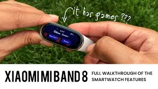 Thumbnail: IT HAS GAMES??? | Watch FULL walkthrough of the features on the Xiaomi Mi Band 8 in 2025