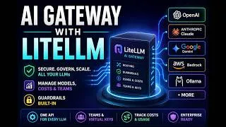 Thumbnail: Enterprise AI Gateway with LiteLLM: Manage LLMs, Guardrails & Costs
