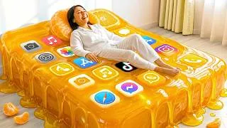 Thumbnail: Which Crazy Bed Would You Choose? 🦋 | Crazy AI ASMR #16 #aiasmr