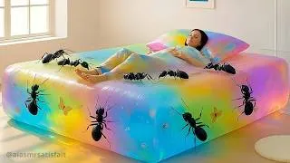 Thumbnail: Which Crazy Bed Would You Choose? 🦋 | Ultimate Oddly Satisfying AI ASMR #15 #aiasmr