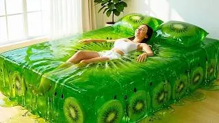 Thumbnail: Which Crazy Bed Would You Choose? 🦋 | Crazy AI ASMR#14 #aiasmr