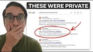 Thumbnail: People Are Finding Private Claude Chats on Google