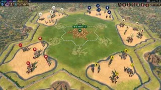 Thumbnail: Civ 6 AI Only Battle: Industrial Era Armies Battle