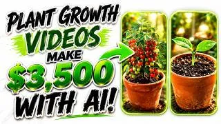 Thumbnail: 🌱 How to Make $3,500/Month With Plant Growth AI Videos & Get Millions of Views