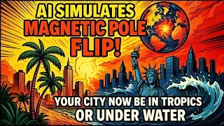 Thumbnail: AI Simulates a Magnetic Pole Flip. Your City Would Now Be in the Tropics (Or Under Water)