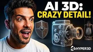 Thumbnail: 12K Texture 3D Model Generation in Seconds  | Hyper3D Rodin gen 2.5