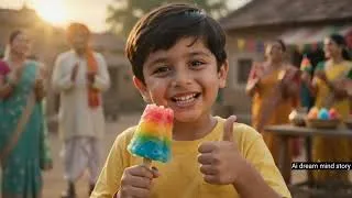 Thumbnail: How 5 Village Sisters Created a Giant Rainbow Ice Gola | Village Cooking