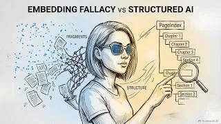 Thumbnail: The Embedding Fallacy  Vectorless RAG and the Return to Structu