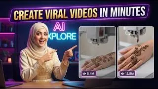 Thumbnail: Create Viral AI Videos in Minutes! 🚀 (AI Mehndi Trend Explained)|Free