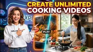 Thumbnail: Create Unlimited AI Cooking Videos | AI Cooking Videos Kaise Banaye | Step-by-Step Tutorial (FREE)