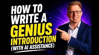 Thumbnail: How to Write a Genius Introduction (with AI Assistance)