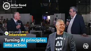 Thumbnail: From AI principles to global standards | Frederic Werner (ITU) interviewed by IT for Business