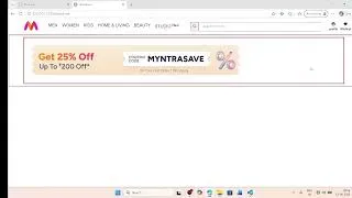 Thumbnail: Myntra discount banner