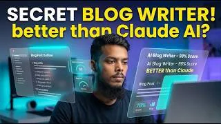 Thumbnail: Secret AI Blog Writer. better than Claude AI