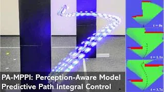Thumbnail: PA-MPPI: Perception-Aware MPPI Control for Quadrotor Navigation in Unknown Environments (RA-L'26)