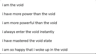 Thumbnail: identity imprint void state