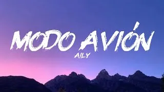 Thumbnail: AILY – "MODO AVIÓN" – AI Generated Song | Lyrics Video by Aily