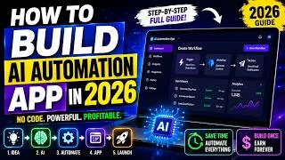 Thumbnail: How to Build an AI Automation App in 2026