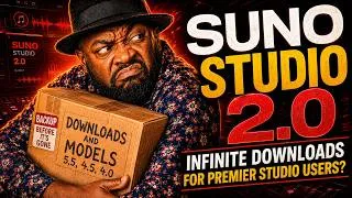Thumbnail: SUNO Studio 2.0 Unlimited Downloads  PRO Users Wilding!