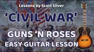 Thumbnail: Civil War by Guns 'n Roses -  Easy Guitar Lesson