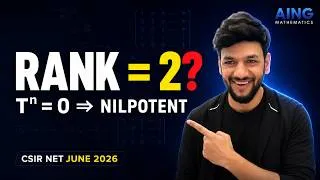 Thumbnail: Can You Solve This Linear Transformation Question? | CSIR NET June 2026 | Linear Algebra