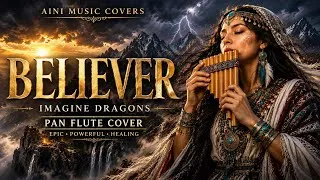 Thumbnail: Believer • Imagine Dragons | Epic Andean Pan Flute Cover 🌿 Powerful & Healing Inspired by Leo Rojas