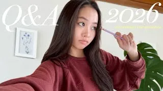 Thumbnail: Q&A 2026 🦋 finding myself, hair care, healthy lifestyle as a student & my favorites